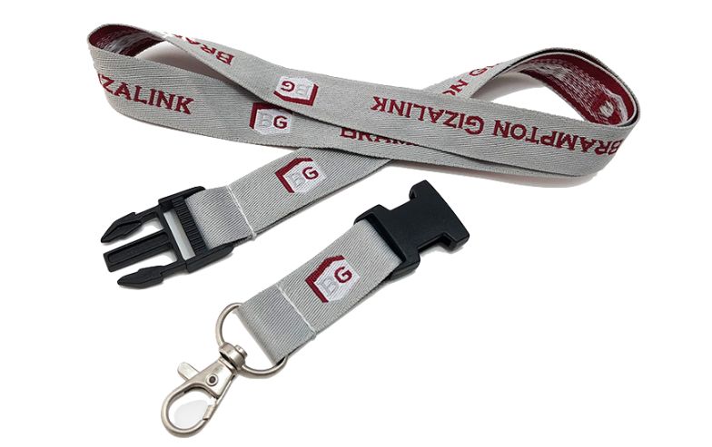 bahan lanyard jackquard